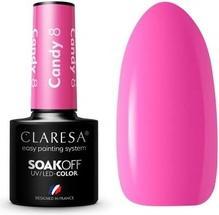 Image du produit Claresa Candy UV Nail Polish 5ml - Pack de 8 (Rose, Vernis couleur)