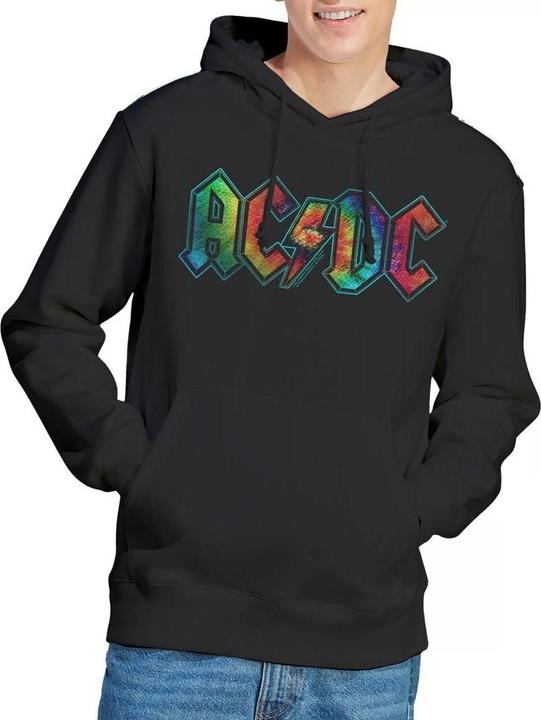 Immagine prodotto AC/DC Felpa con Cappuccio Logo Tie Dye Uomo (S)