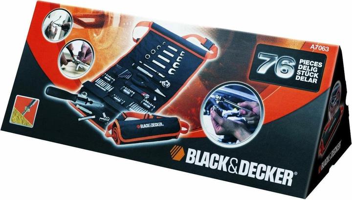 Actual product image Black & Decker Car tool accessories (76 pieces)