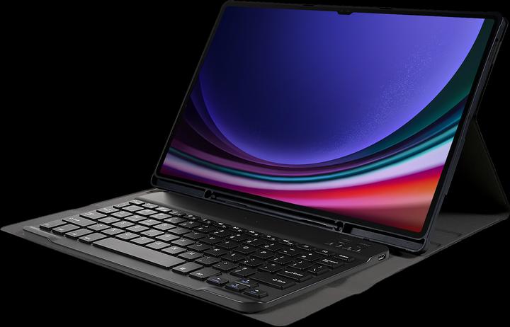 Actual product image Cazy Keyboard Case Compatible with Samsung Galaxy Tab S9 Ultra - Protective Case with Magnetic Detachable (DE, Galaxy Tab S9 Ultra, Samsung Galaxy Tab S10 Ultra)