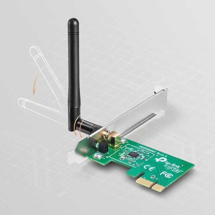 Actual product image TP-Link TL-WN781ND, Wireless N PCI-E Adapter (Mini PCI Express)