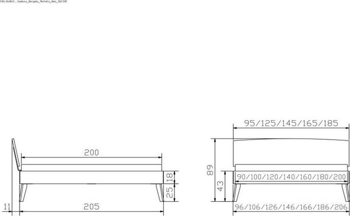 Produktbild Hasena Sambuco 25 (100 x 200 cm)