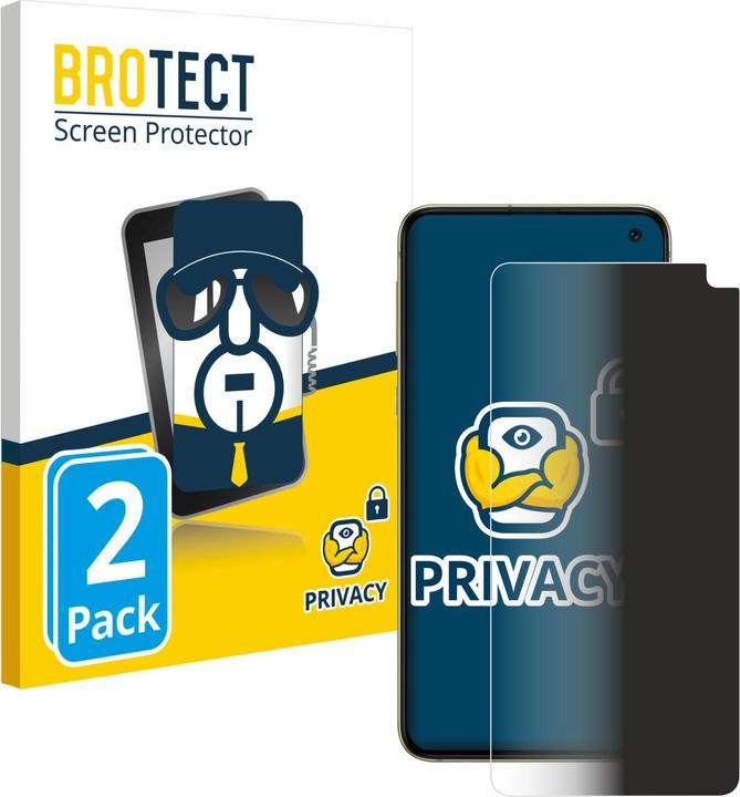 Produktbild BROTECT Sichtschutzfolie Anti-Spy Privacy Folie Blaulicht-Schutz (2 Stück, Samsung Galaxy S10e)