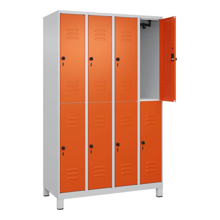 Actual product image C+P Classic Plus double wardrobe, compartment width 30 cm, with feet