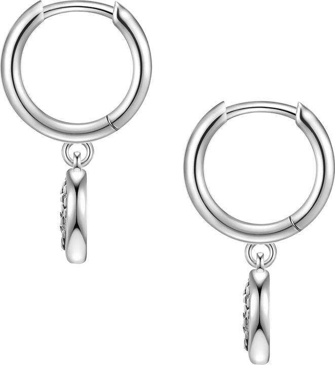Actual product image Glanzstücke München Ladies earrings heart sterling silver - 34610 (Sterling Silver)