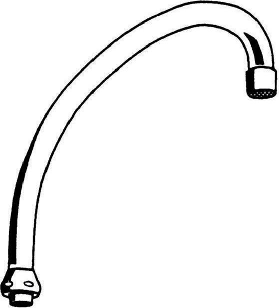 Immagine prodotto Grohe Beccuccio per tubi 5 pezzi Sporgenza 185 mm cromo
