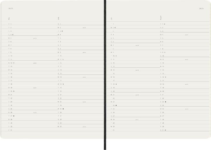 Image du produit Moleskine Calendrier de notes (19 x 25 cm, Anglais)