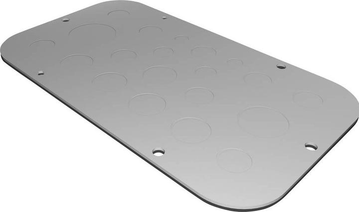Actual product image Rittal Metal flange plate size 1 AX 2571.100