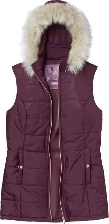 Actual product image Atlas For Women Womens/Ladies Puffer Longline Gilet (40 D)