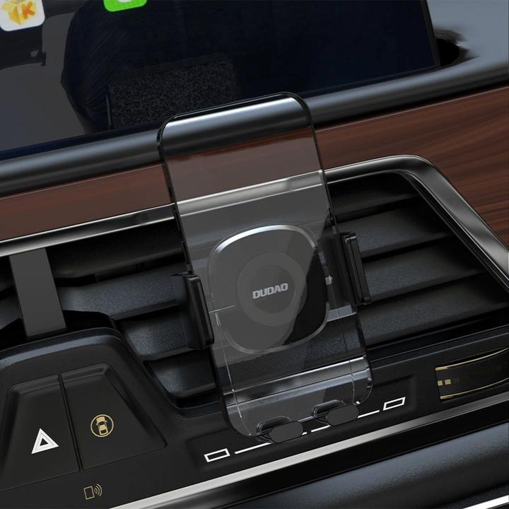 Produktbild Dudao F8Max phone holder for air vent (black)
