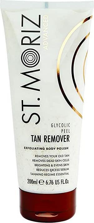 Produktbild St. Moriz Advanced Pro Glycolic Peel Tan Remover Body Scrub Removing Unwanted Tan 200Ml (Selbstbräunungsspray, 200 ml)