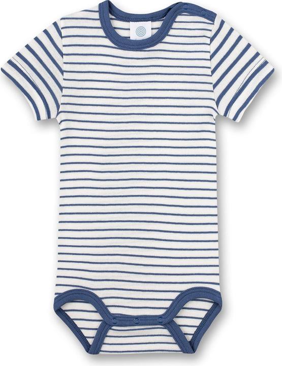 Actual product image Sanetta Short sleeve body 2-pack Blue / White Gr. 62 (62)