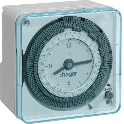 Immagine prodotto Hager HAG EH711 interruttore analogico diurno 1W 16A 230V AC 50Hz con riserva di energia