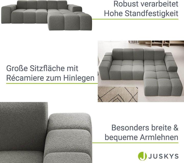 Actual product image Juskys Sofa Merano right (Corner sofa)