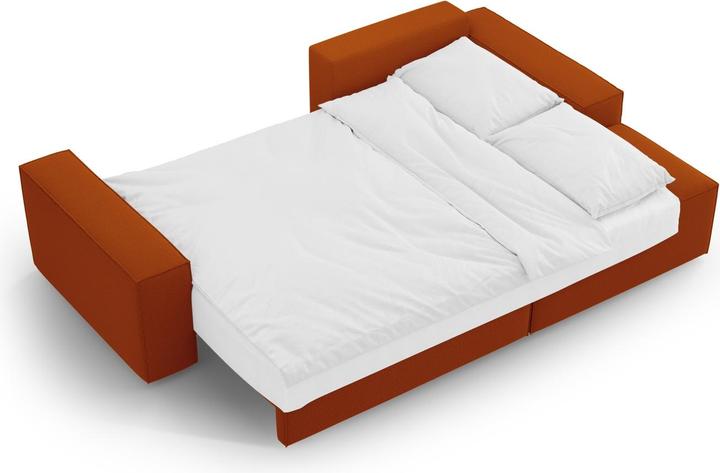 Actual product image Micadoni Right Corner Sofa With Bed Function And Box, "Jodie", 3 Seats, 246x151x86 Made in Europe (Corner sofa)
