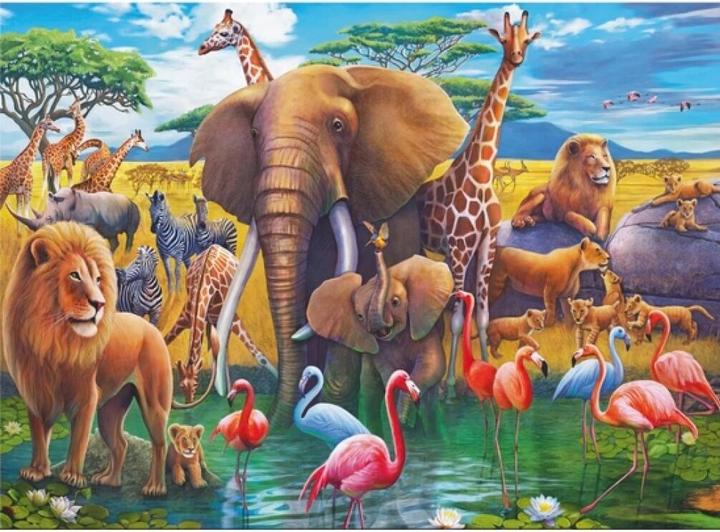 Actual product image Ravensburger On Safari (200 pieces)