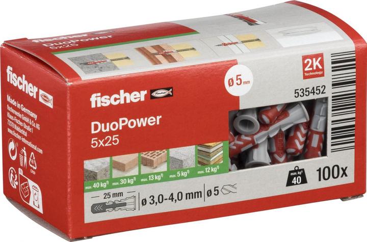 Actual product image Fischer Universal dowel (100 pcs.)