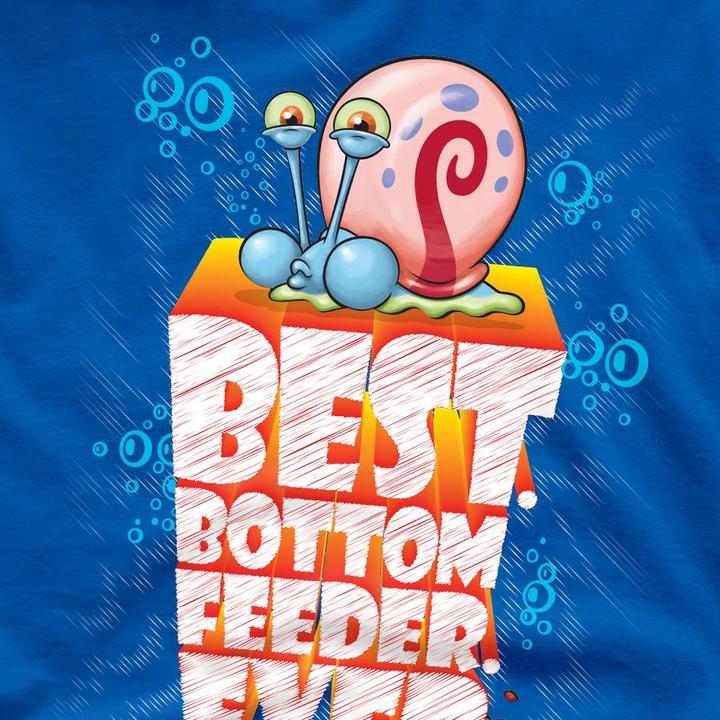 Actual product image Spongebob Squarepants Mens Best Bottom Feed Ever T-Shirt (4XL)