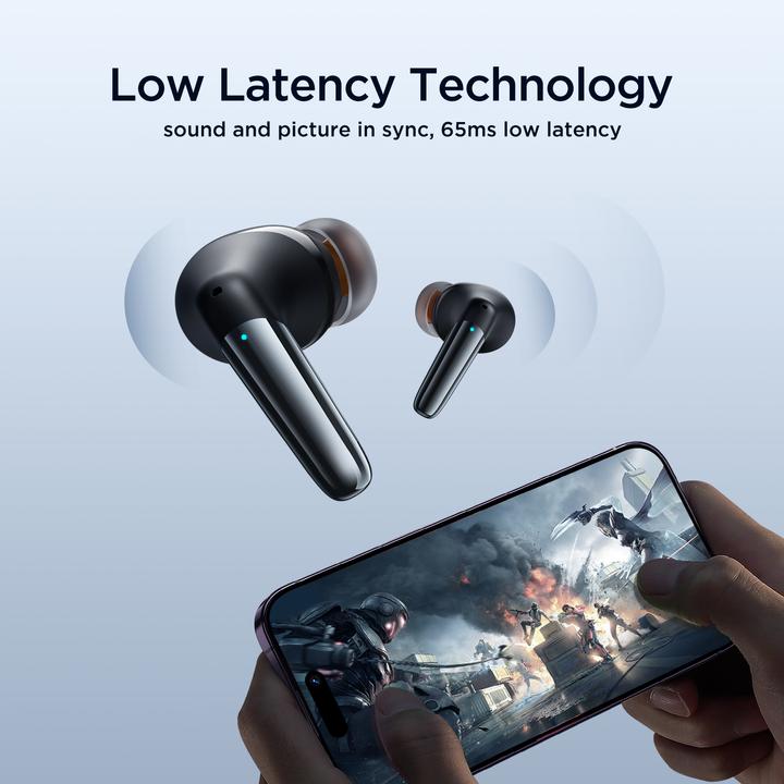Image du produit Joyroom Écouteurs intra-auriculaires sans fil Jbuds Series JR-BB1 TWS - noir (7 h, Sans fil)