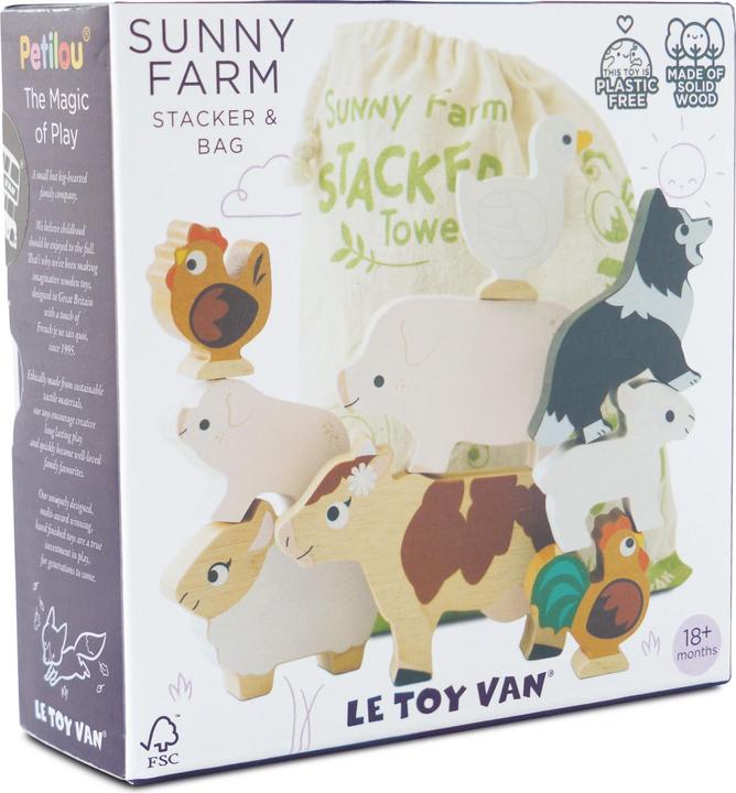 Actual product image Le Toy Van Stapelspiel Bauernhoftiere