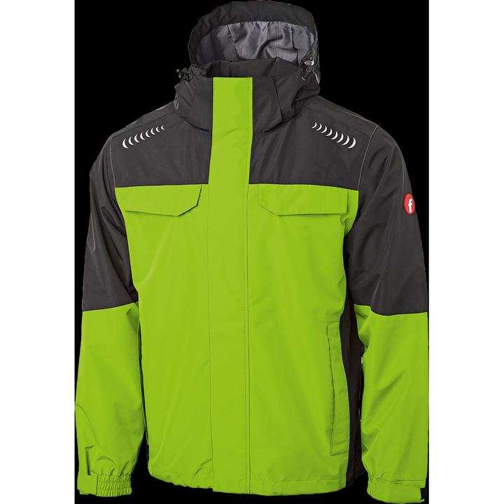 Produktbild Magni Regenjacke Plus lime/schwarz Gr. L Fortis Elements (L)