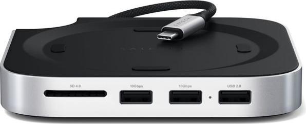 Immagine prodotto Satechi Mac Mini M4 Stand & Hub with SSD Enclosure (USB-C, 5 Porti)
