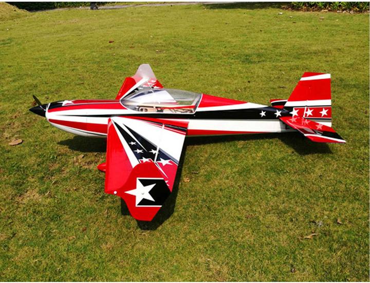 Produktbild Extremeflight-RC extra 300 78" v3 plus rot / schwarz arf mit tragflächen-schnellverschluss