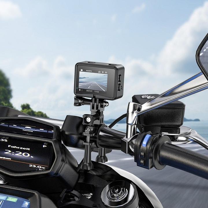 Actual product image Hoco Headphone with microphone sports camera with dual screen 1,3" + 2" 4K/30fps DV101 black