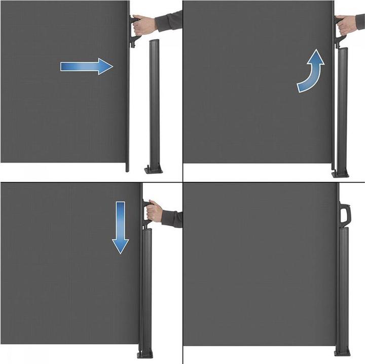 Actual product image Fs-Star Side Privacy Screen Anthracite 300x160cm (3 m)