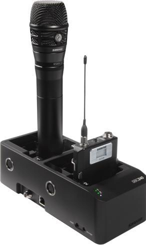 Immagine prodotto Shure SBC240-E - Sieciowa ładowarka akumulatorów Li-Ion SB910 do nadajników ADX1 i SB920 do ADX2/ADX2FD...
