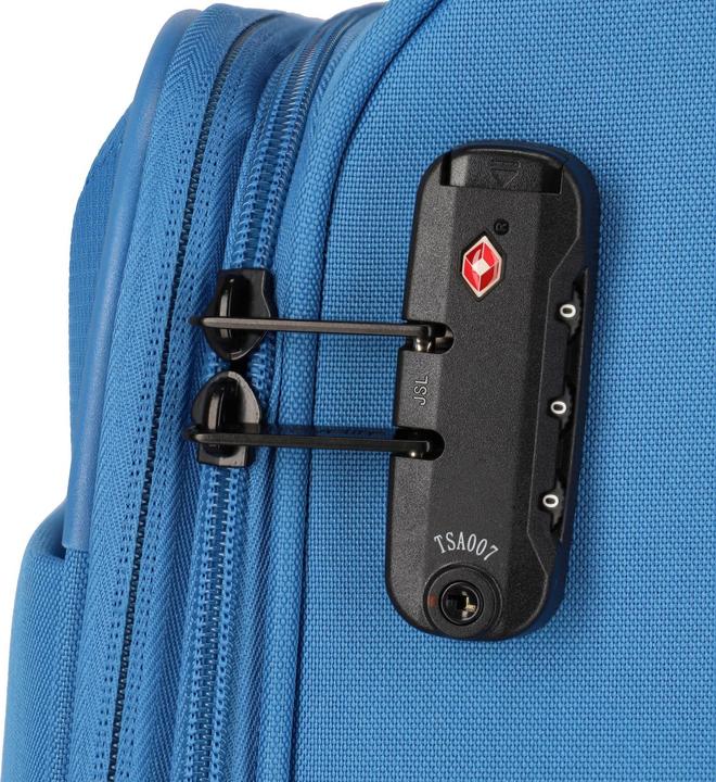 Produktbild Travelite Rügen 4 Rollen Kofferset 3-teilig mit Dehnfalte (90 l, XL (ab 115l))