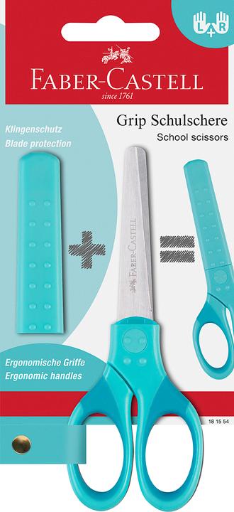 Image du produit Faber-Castell Ciseaux scolaires GRIP, tris, sur carte blister