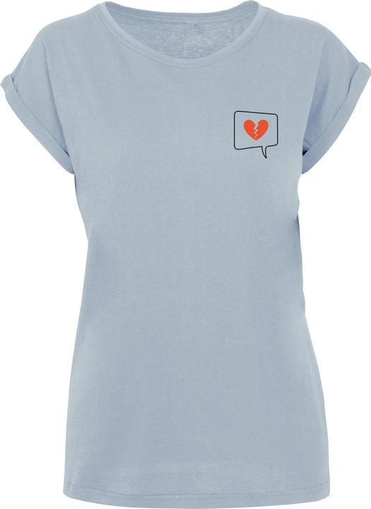Merchcode Ladies Heartbreak Extended Shoulder Tee - 111575
