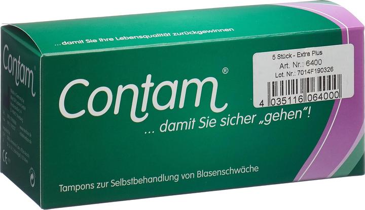 Contam Vaginaltampon 40mm Extra Plus (5 Stk) (5 x)