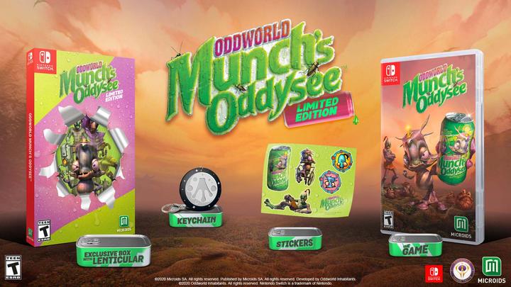 Image du produit Microids Oddworld : L'Odyssée de Munch - Edition limitée (Switch, Switch Lite, Switch OLED, Multilingue)