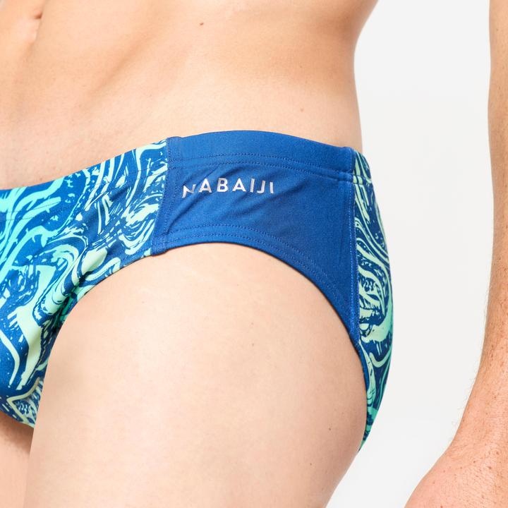 Produktbild Watko Badehose Slip Wasserball Herren - 500 All Vai türkis (38)