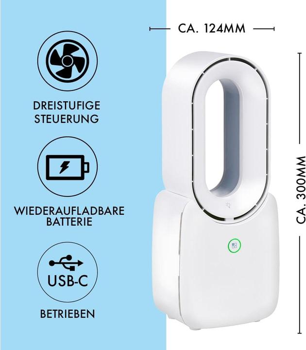 Produktbild Lifetime Air Lüftertisch ohne Schaufeln USB