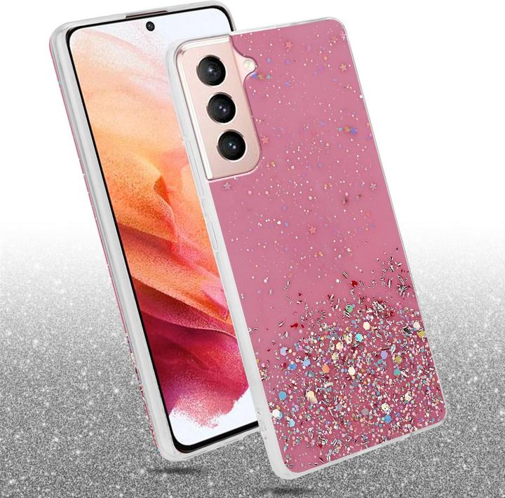 Image du produit Cadorabo Couverture TPU paillettes scintillantes (Samsung Galaxy S21 5G)