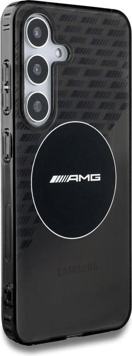 Immagine prodotto Mercedes AMG Transparent Rhombs MagSafe Case for Samsung Galaxy S25 - Black (Samsung Galaxy S25)