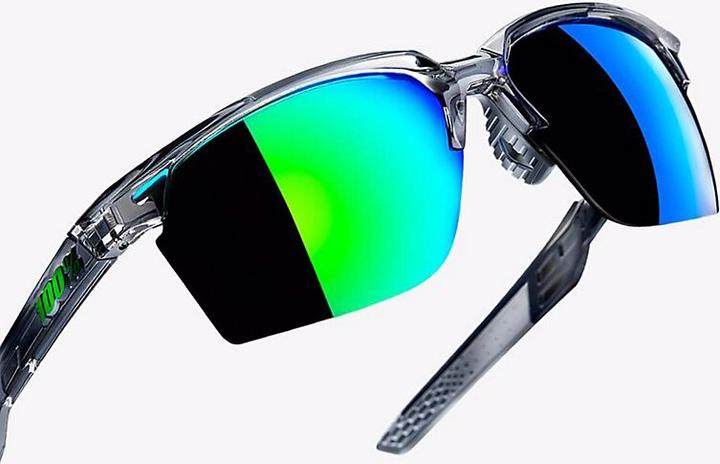 Actual product image 100% Sports Coupe (Soft tact cool grey, photochromic clear-smoke)