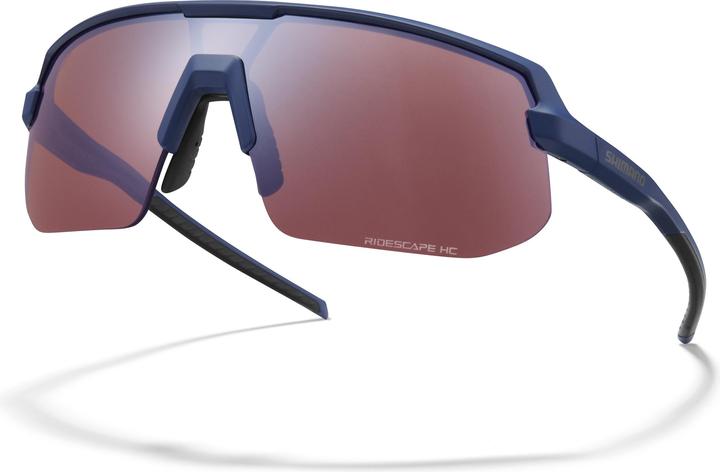 Image du produit Shimano Lunettes unisexes Twinspark HC ((smoky navy), ridescape HC)