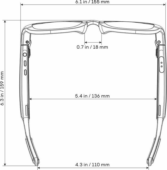 Actual product image Mutrics Smart Audio Sunglass