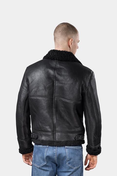 Produktbild Göttig Lammfell Aviator B3 Lederjacke (XL)