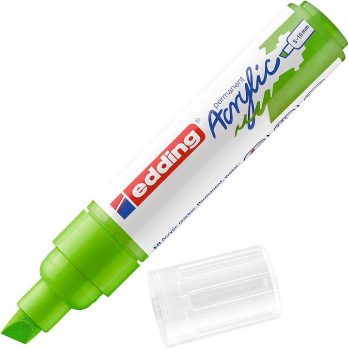 Actual product image Edding Acrylic marker 5000 Wide (Yellow green, 10 mm, 1 x)