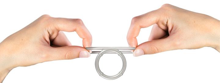 Produktbild You2Toys Metallic Silicone cock and ball ring (4 cm)