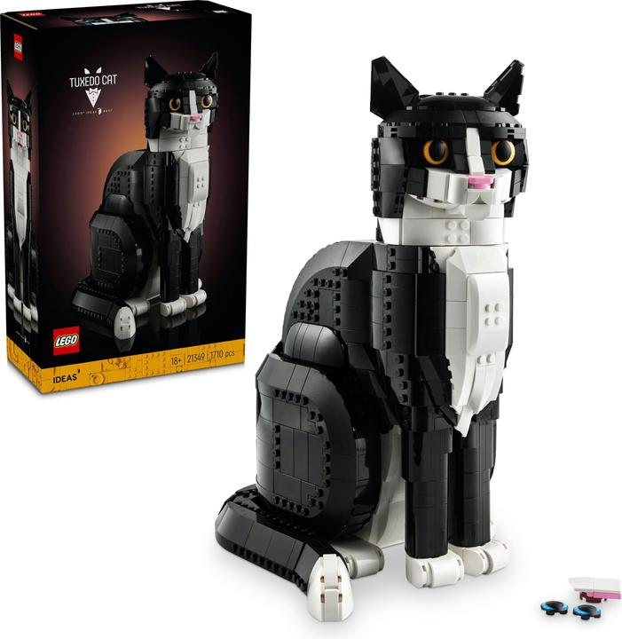 Produktbild LEGO Schwarz-weisse Katze (21349, LEGO Seltene Sets, LEGO Ideas)