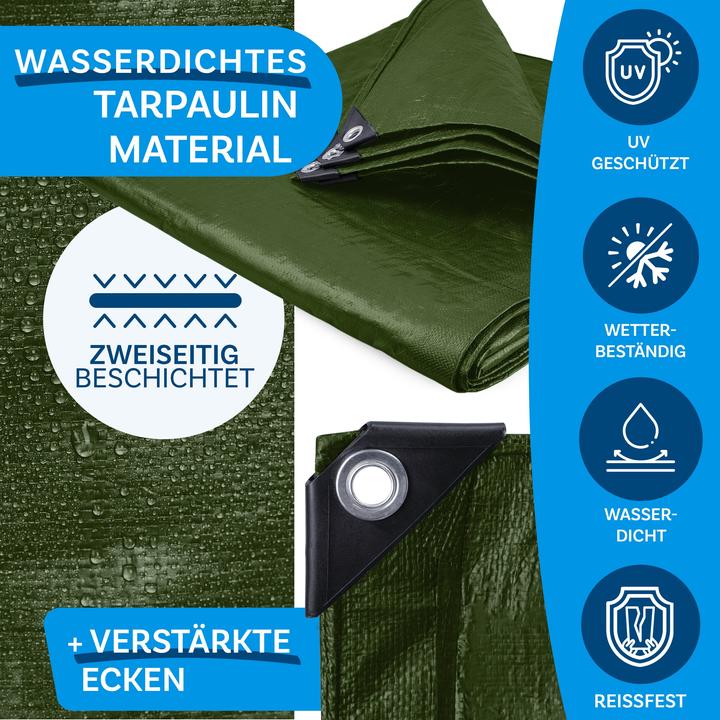 Produktbild Floordirekt Abdeckplane 80 g/m² (2 x 3 m)