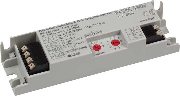 Actual product image Ceag Emergency lighting systems Monitoring module V-CG-SE 4-400W 176-250V 4-400W Monitoring device for