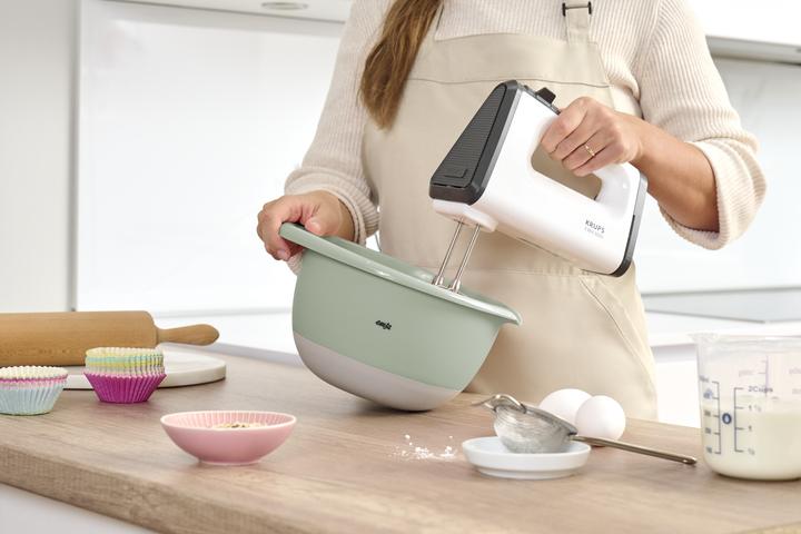 Produktbild Emsa Prep&Bake Kunststoff-Rührschüssel grau+grün 2,8L (2.80 l, 1 x)