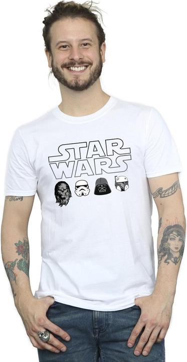Produktbild Star Wars Character Heads TShirt (XXL)